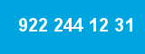 922 244 12 31 922 244 12 31